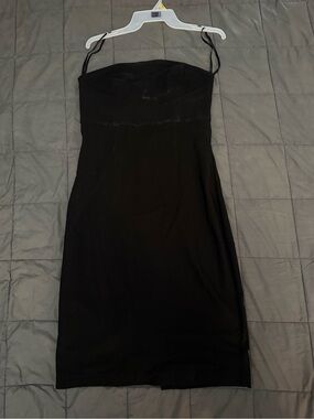 Vintage express stretch little black dress